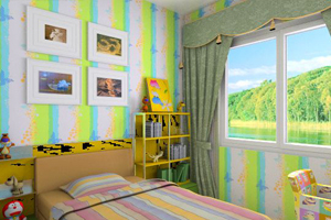 兒童房的布置，小孩房間布置